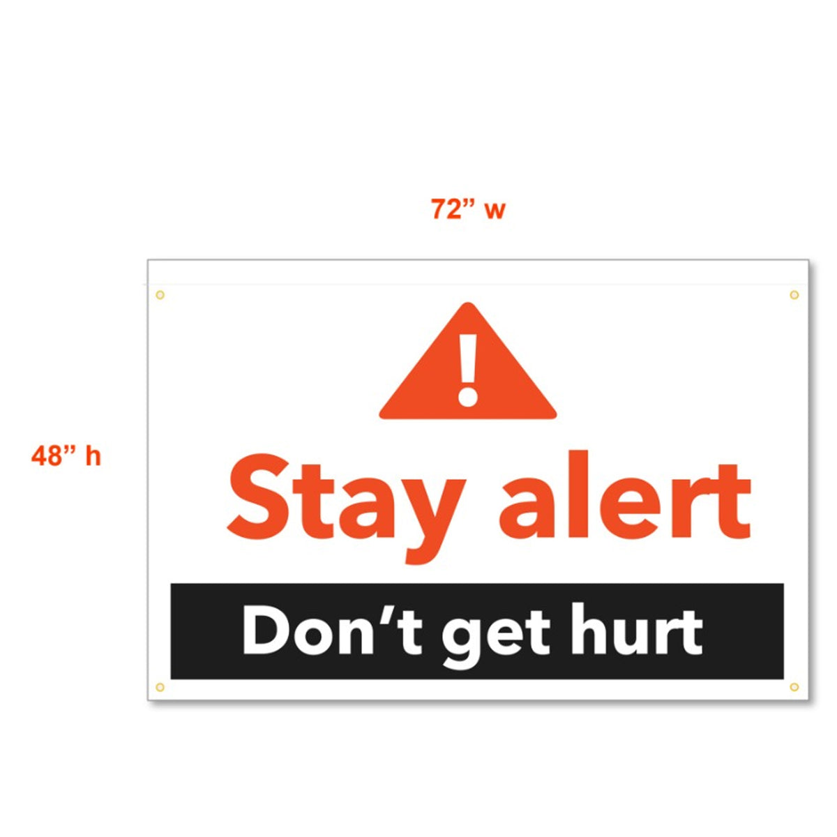 Stay Alert Banner
