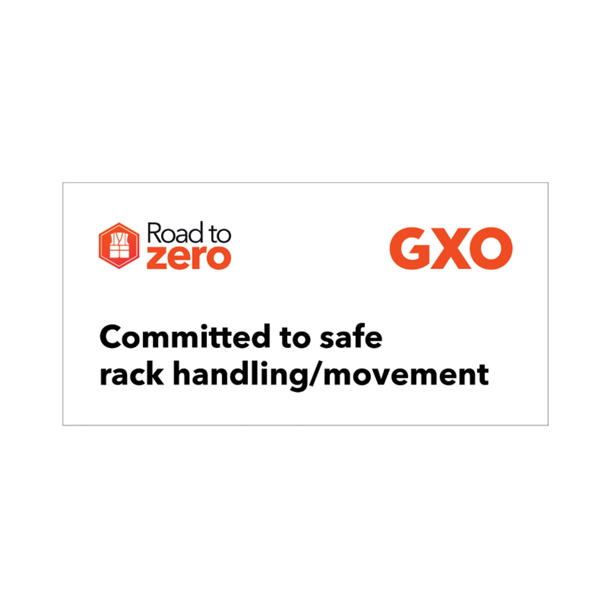 Safe Rack Handling Banner