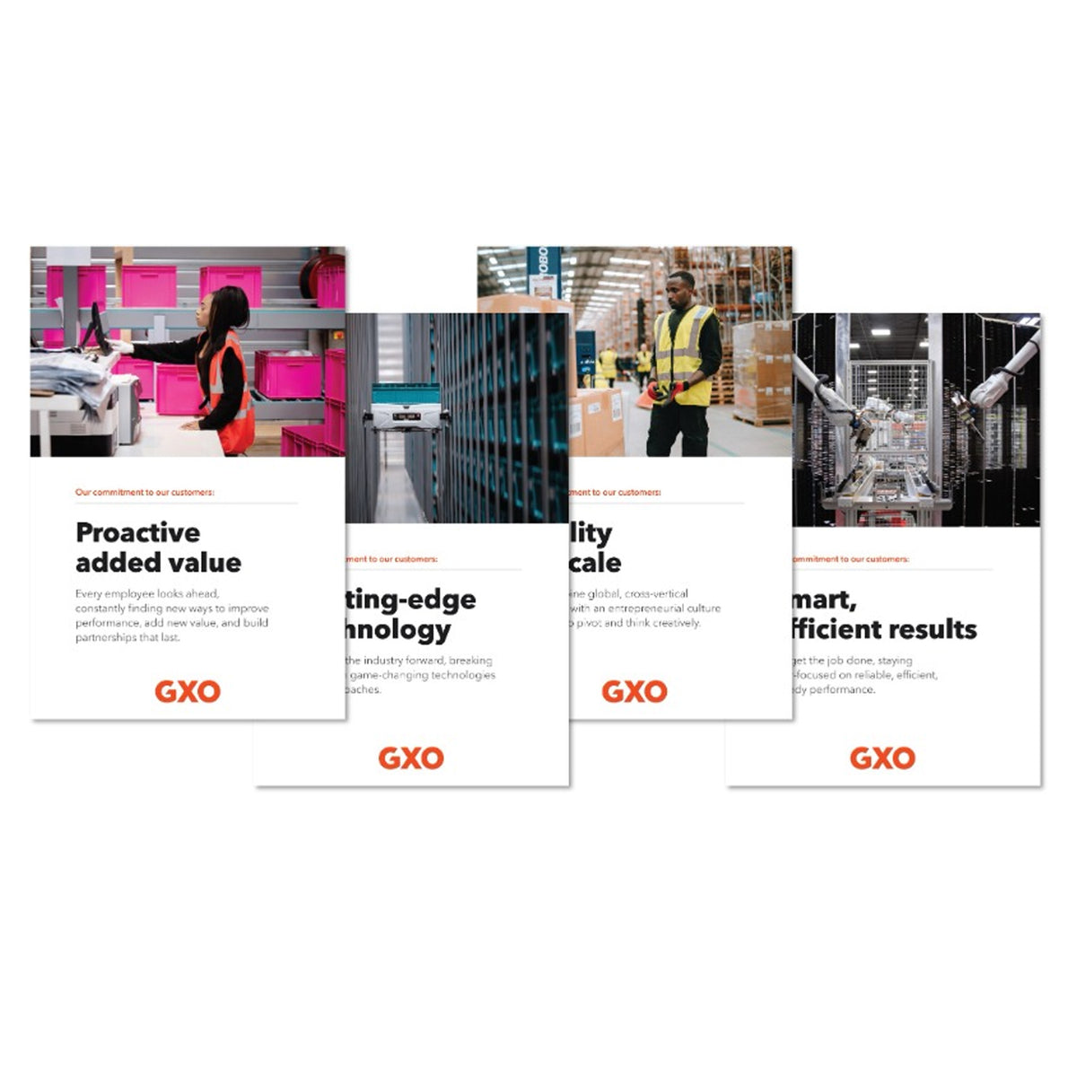 Customer Commitment Poster Set