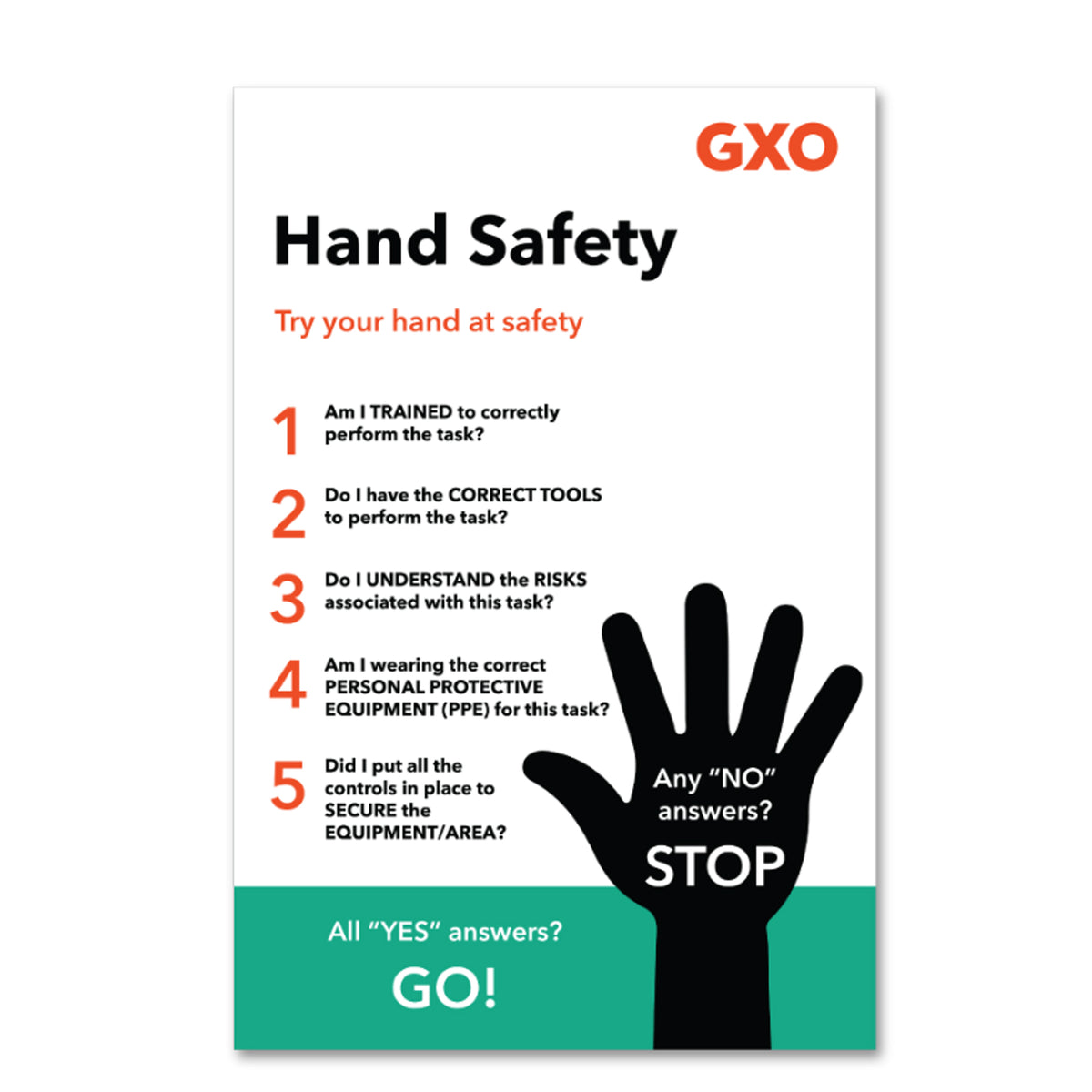 Hand Safety Poster