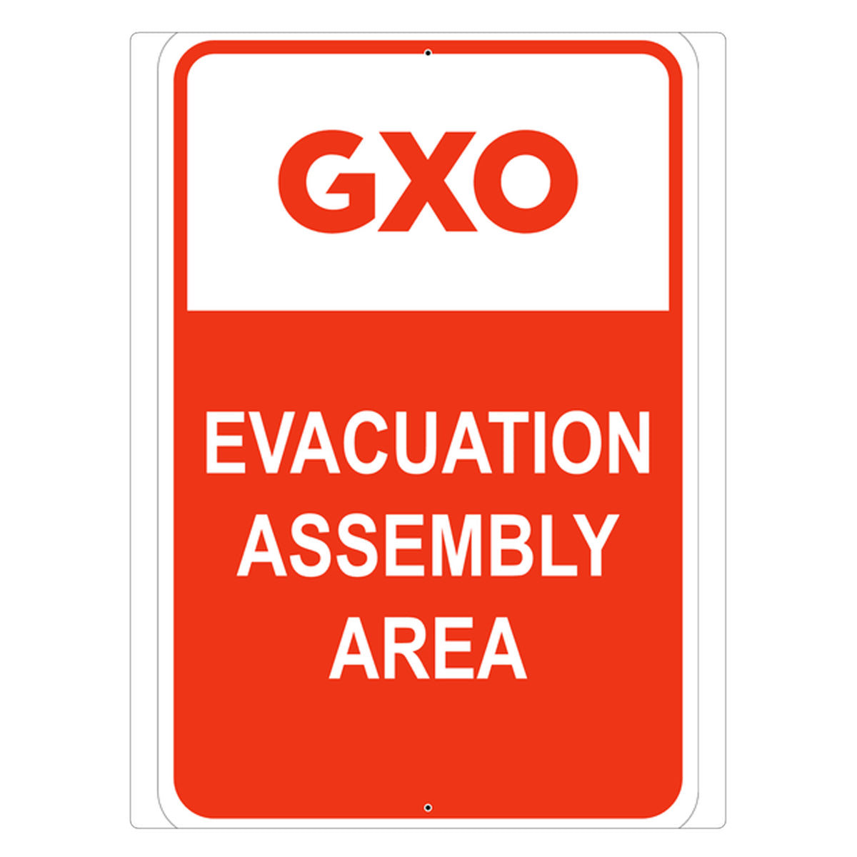 Evacutation Assembly Area Sign