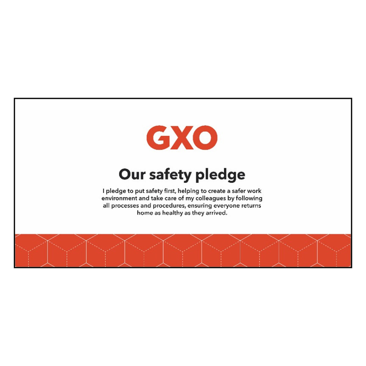 Safety Pledge Banner