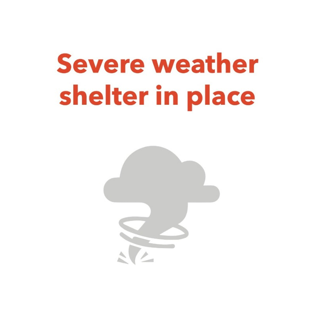 Severe Weather Sign