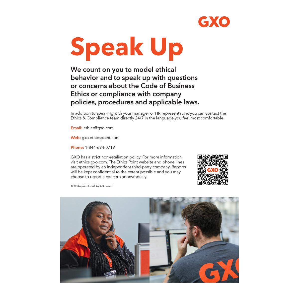 Speak Up Poster - 11" x 17"