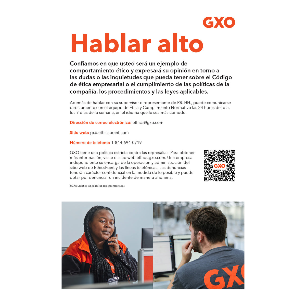 Hablar alto Poster - 11" x 17"