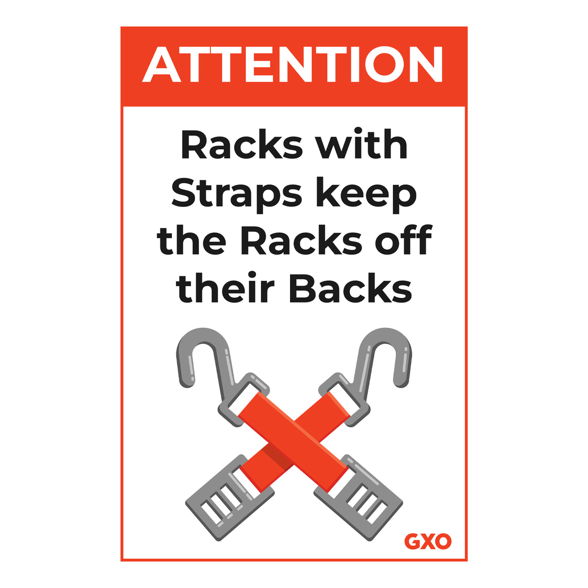 Rack Strap Poster- 12" x 18"